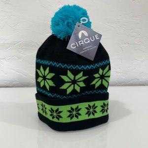 Cirque Retro Snowflake Beanie